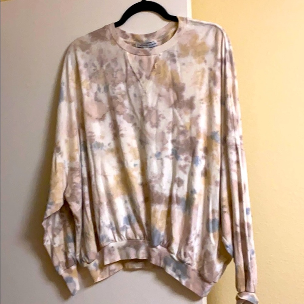 NWT young fabulous and broke tie dye sweatshirt